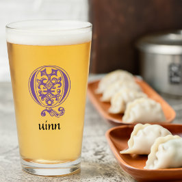 Botanische Dekorative Hauptstadt Q Glas