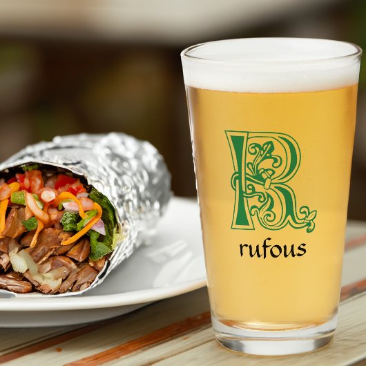 Botanische Dekorative mittelalterliche Hauptstadt  Glas