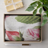 Botanische Dekoupage der Vintagen Rosa Rose Seidenpapier (Geschenk)