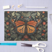 Botanische Dekoupage des Monarch Butterfly Seidenpapier (Handwerk)