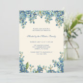 Botanische Dots Muttertag Einladung (Stehend Vorderseite)