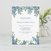 Botanische Dots Muttertag Einladung (Stehend Vorderseite)