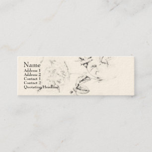 Botanische Druck-Telefonkarte Telefonnummerkarte