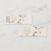 Botanische Druck-Telefonkarte Telefonnummerkarte (Vorne/Hinten)