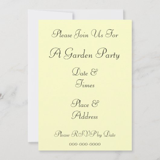 Botanische Einladungen in Gelb und Rosa (Rückseite)