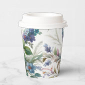 Botanische Elegance Blumenpapiersorten Pappbecher (Rechts)