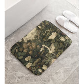 Botanische Elegance - Schwan im Wald Badematte