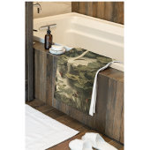 Botanische Elegance - Schwan im Wald Badhandtuch Set