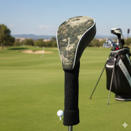Botanische Elegance - Schwan im Wald Golf Headcover