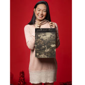 Botanische Elegance - Schwan im Wald Mittlere Geschenktüte