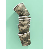 Botanische Elegance - Schwan im Wald Pappbecher