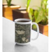 Botanische Elegance - Schwan im Wald Porzellantasse