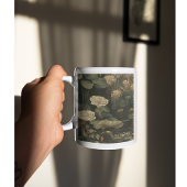 Botanische Elegance - Schwan im Wald Porzellantasse