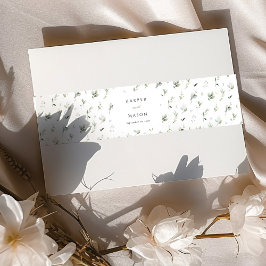 Botanische Elegance Wedding Invitation Bly Band
