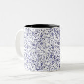 Botanische Elegance Weiße Tasse (Vorderseite Links)