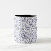 Botanische Elegance Weiße Tasse (Mittel)