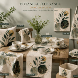 Botanische Eleganz Esszimmer Kollektion Großer Tischläufer