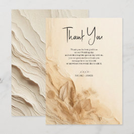 Botanische Elfenbein-Bohemische texturierte Hochze Einladung