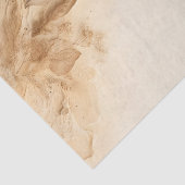 Botanische Elfenbein-Bohemische texturierte Hochze Seidenpapier (Ausschnitt)