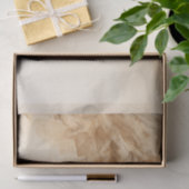 Botanische Elfenbein-Bohemische texturierte Hochze Seidenpapier (Geschenk)