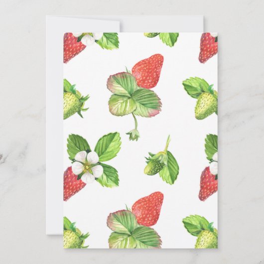 Botanische Engagement-Partei für Wasserfarben-Erdb Einladung (Rückseite)