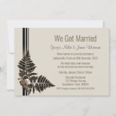 Botanische Entfaltung der Rustikalen Wasserfarbe Einladung (Vorderseite)