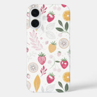 "Botanische Erdbeere Lemon iPhone iPad Case"
