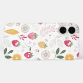 "Botanische Erdbeere Lemon iPhone iPad Case" Case-Mate iPhone Hülle (Rückseite (Horizontal))