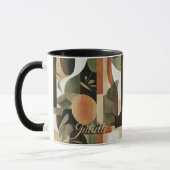 Botanische Erde - Personalisierte Abstrakte Natur Tasse (Links)