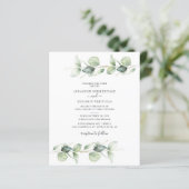 Botanische Eukalyptus-Hochzeit (Stehend Vorderseite)