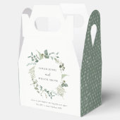 Botanische Eukalyptus-Hochzeit Geschenkschachtel (Geöffnet)