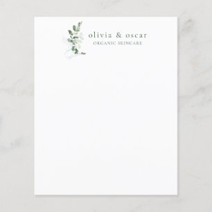 Botanische Eukalyptus-Minimal Business Stationery