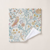 Botanische Eule und Berries Badhandtuch Set (Waschlappen)