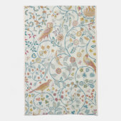 Botanische Eule und Berries Geschirrtuch (Vertikal)