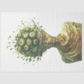 Botanische Fantasie Humanoid Abbildung W6 Decoupag Seidenpapier (Vorderseite)