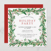 Botanische Feier Einladung (Vorne/Hinten)