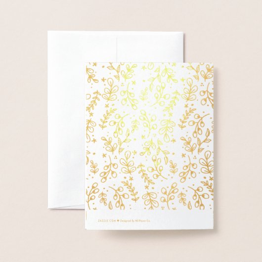 Botanische Feiertage Folienkarte (Rückseite mit Umschlag)