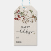 Botanische Feiertage Geschenkanhänger (Vorderseite)