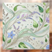 Botanische Fensterverkleidung - Schöne Natur Art Fensteraufkleber (Blatt 2)