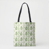 Botanische Fern Design Tote Tasche (Vorderseite)