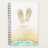 Botanische Flip Flops am Strand Planer (Vorderseite)