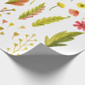 Botanische Flora Geschenkpapier (Ecke)