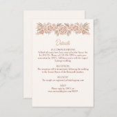 Botanische Flora und Fauna Begleitkarte (Vorne/Hinten)