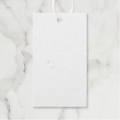 Botanische Floral Lily Vielen Dank Geschenkanhänger (Vorderseite)