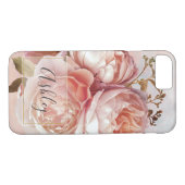 BOTANISCHE FLORALBEZEICHNUNG Monogramm Case-Mate iPhone Hülle (Rückseite (Horizontal))