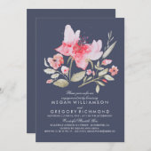 Botanische Flotteneinsatzpartei für Blumengewässer Einladung (Vorne/Hinten)