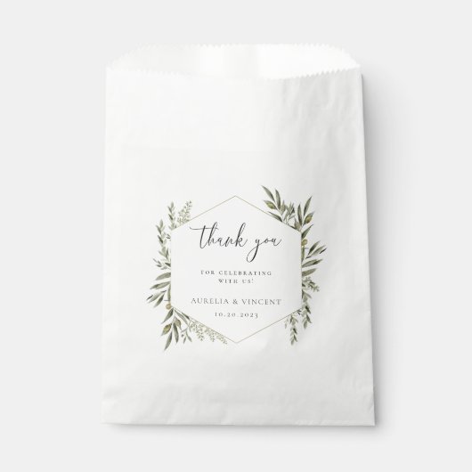 Botanische Foliage Geschenktütchen (Vorderseite)