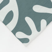 Botanische Formen Matisse Cutout Muster Fleece Bla (Ecke)