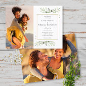 Botanische Fotos Hochzeit Einladungspostkarte