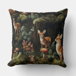 Botanische Freunde des Twilight Forest Kissen